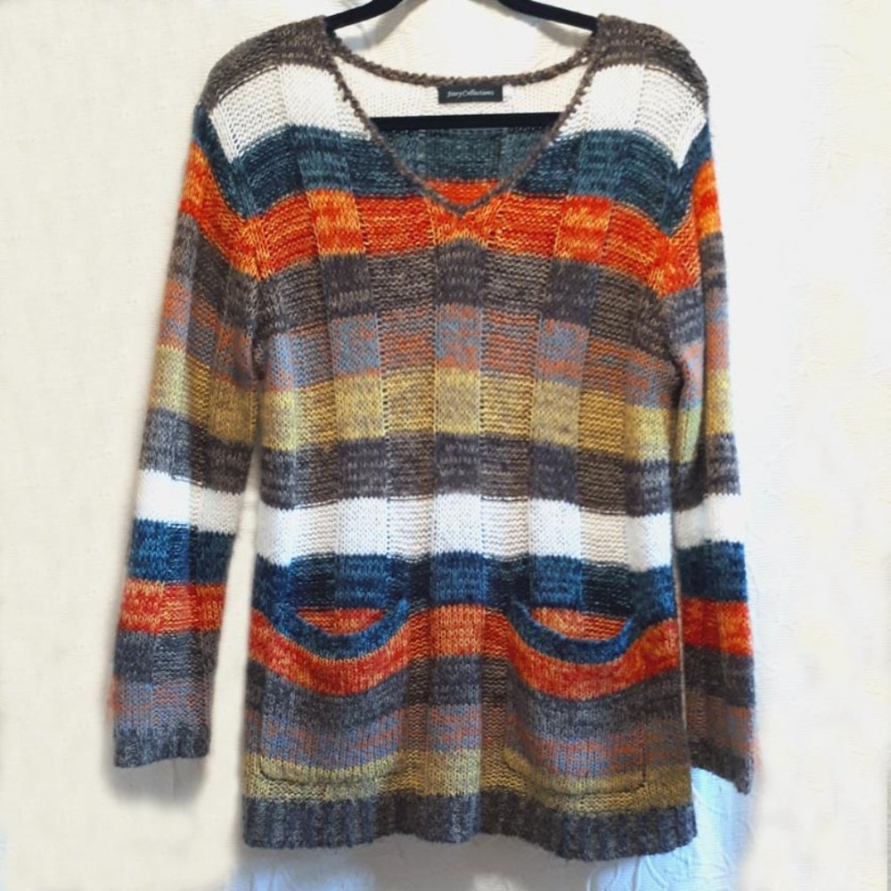 Jinry Collections loose knit tunic sweater size large